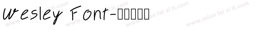 Wesley Font字体转换